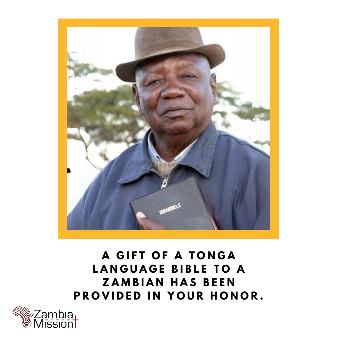 Item #06) Tonga Language Bible