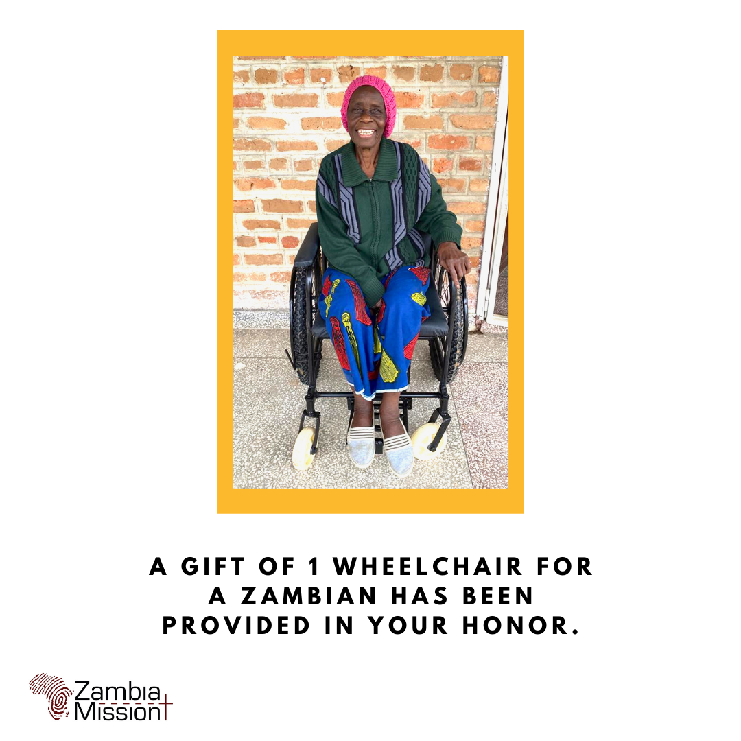 Item #02) Give a Wheelchair